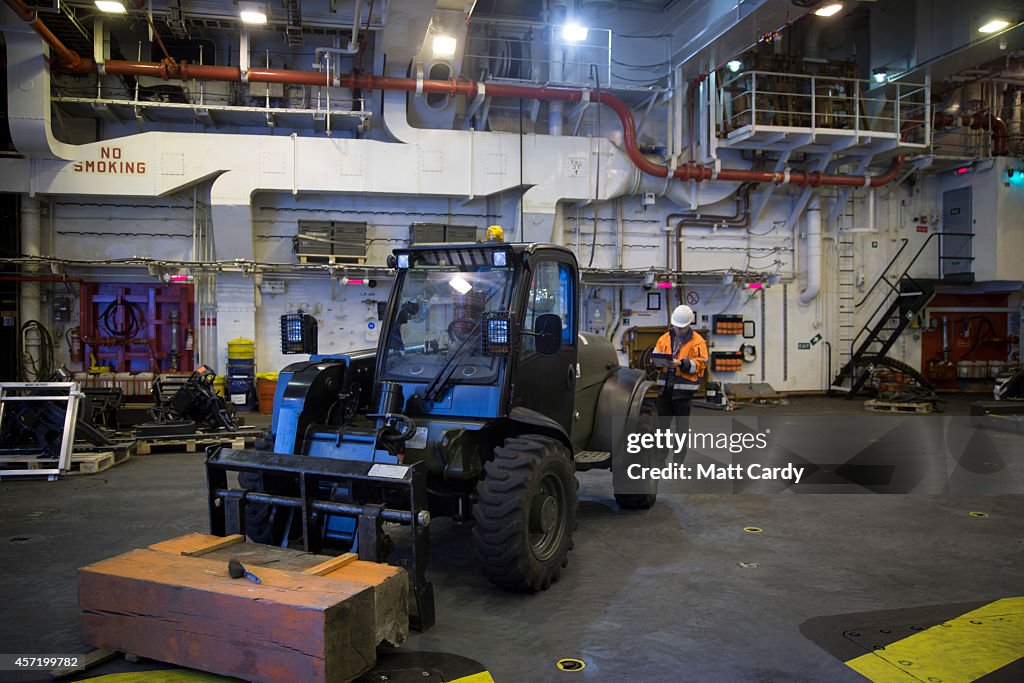 RFA Argus Prepares For Deployment For Ebola Support In Sierra Leone