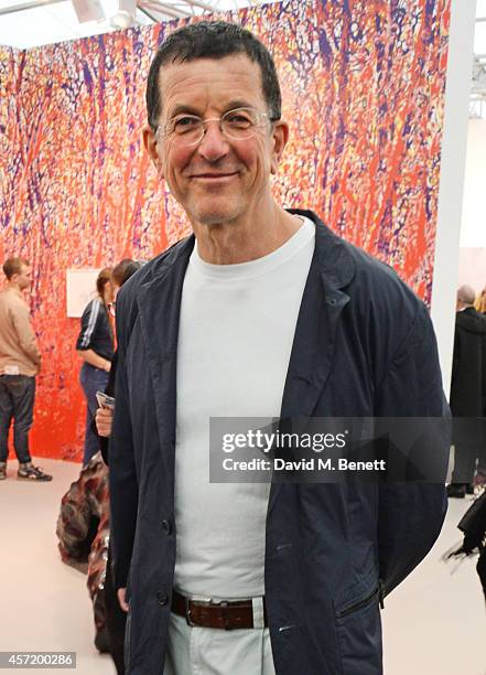 Antony Gormley attends VIP Preview of the Frieze Art Fair 2014 in Regent's Park on October 14, 2014 in London, England.
