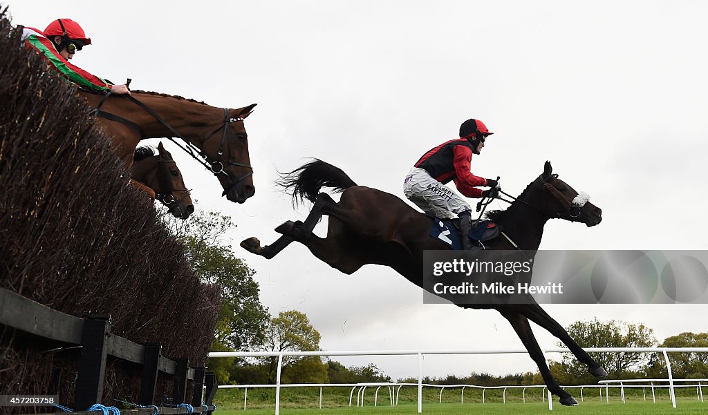 Huntingdon Races AP McCoy and Druid's Nephew on their way to victory in the ERS... News ...