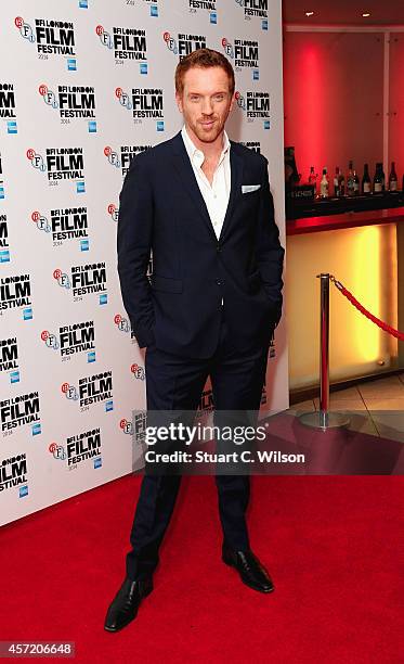 Damian Lewis attends the red carpet arrivals of "Silent Storm" during the 58th BFI London Film Festival at Vue Leicester Square on October 14, 2014...