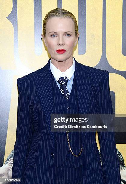 Actress Kim Basinger attends the "Grudge Match" screening benefiting the Tribeca Film Insititute at Ziegfeld Theater on December 16, 2013 in New York...