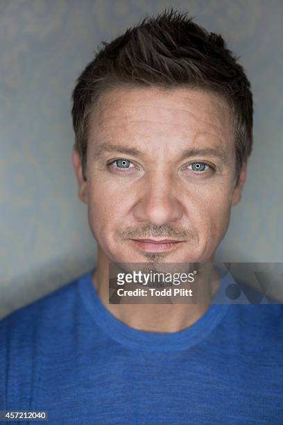 Actor Jeremy Renner is photographed for USA Today on September 22, 2014 in New York City.