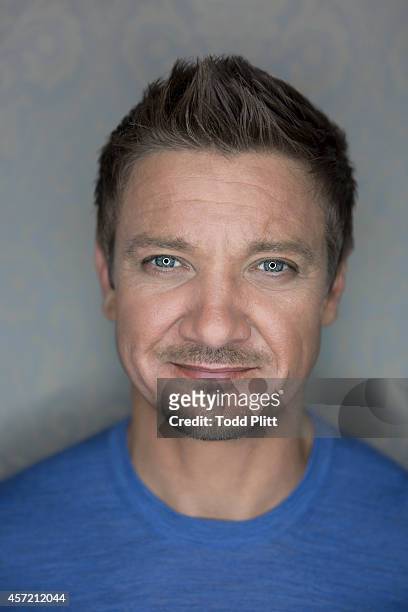 Actor Jeremy Renner is photographed for USA Today on September 22, 2014 in New York City. PUBLISHED IMAGE