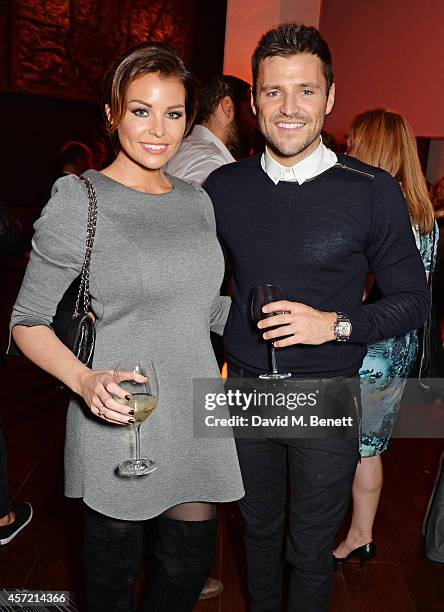 Siblings Jessica Wright and Mark Wright attend a party hosted by Jonathan Shalit to celebrate his OBE at Avenue on October 14, 2014 in London,...