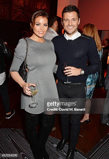 Siblings Jessica Wright and Mark Wright attend a party hosted by Jonathan Shalit to celebrate his OBE at Avenue on October 14, 2014 in London,...