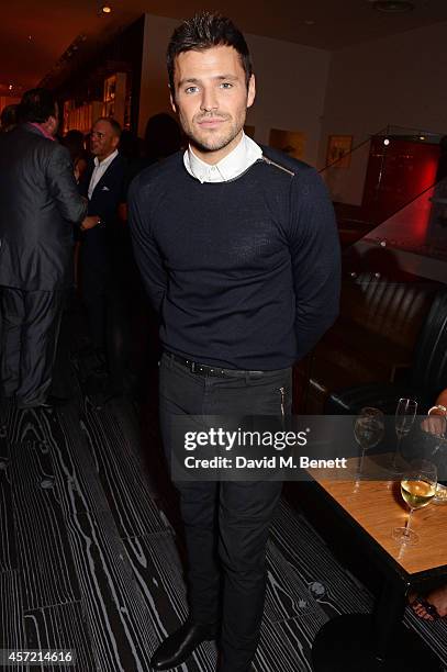 Mark Wright attends a party hosted by Jonathan Shalit to celebrate his OBE at Avenue on October 14, 2014 in London, England.