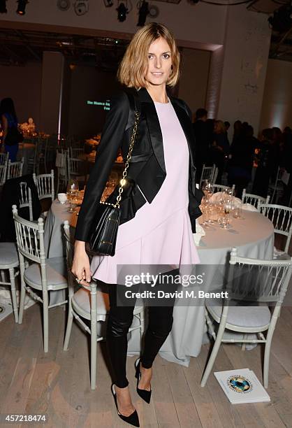 Jacquetta Wheeler attends the Bianca Jagger Human Rights Foundation "Arts for Human Rights" benefit gala auction at Phillips Gallery on October 14,...
