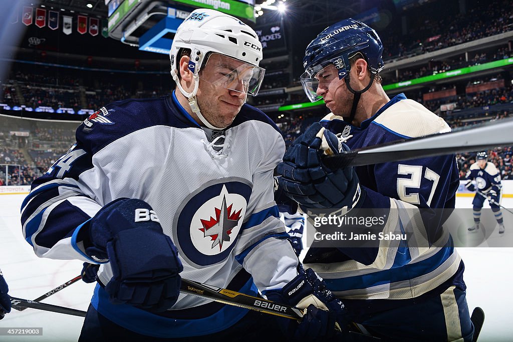 Winnipeg Jets v Columbus Blue Jackets