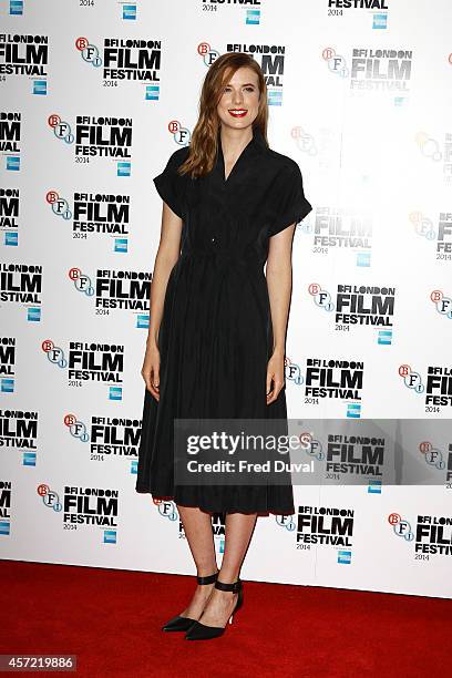 Agyness Deyn attends a screening of "Electricity" during the 58th BFI London Film Festival at Vue West End on October 14, 2014 in London, England.