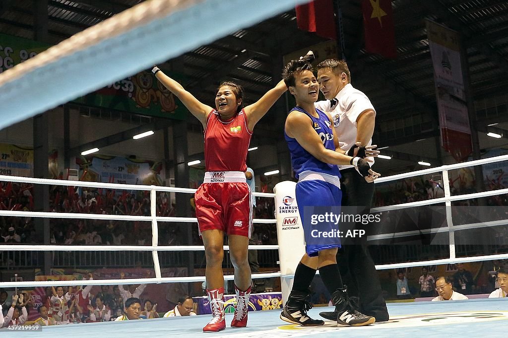 SEAGAMES-MYN-MYANMAR-WOMEN-BOXING