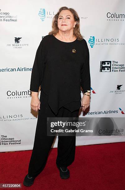 Kathleen Turner attends An Evening With Kathleen Turner at 50th Chicago International Film Festival at AMC River East Theater on October 14, 2014 in...