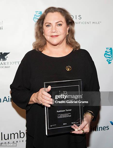 Kathleen Turner attends An Evening With Kathleen Turner at 50th Chicago International Film Festival at AMC River East Theater on October 14, 2014 in...