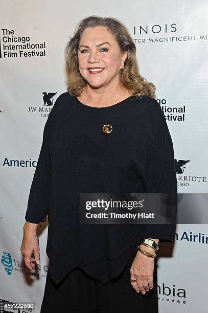 Kathleen Turner attends the 50th Anniversary of the Chicago International Film Festival at AMC River East Theater on October 14, 2014 in Chicago,...