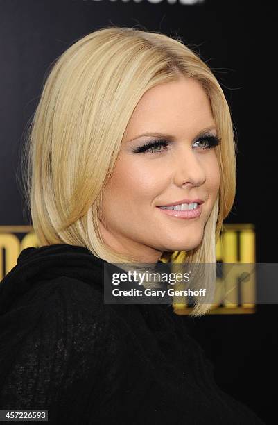 Personality Carrie Keagan attends the "Grudge Match" screening benefiting the Tribeca Film Institute at Ziegfeld Theater on December 16, 2013 in New...