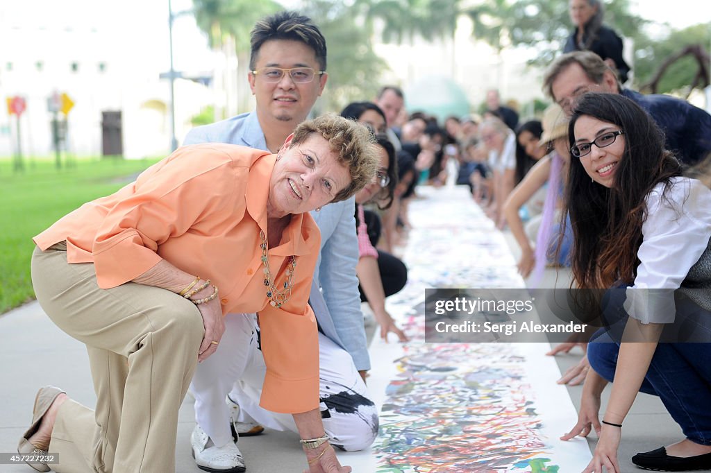 Dr. Carol Damian and Simon Ma attend Simon Ma American museum debut