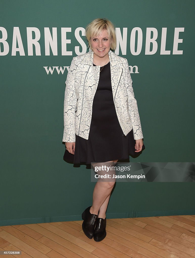 Lena Dunham Book Signing For "Not That Kind Of Girl: A Young Woman Tells You What She's "Learned."