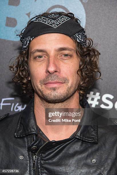 Bryan Lee Brown attends the "Foo Fighters: Sonic Highways" New York Premiere at Ed Sullivan Theater on October 14, 2014 in New York City.