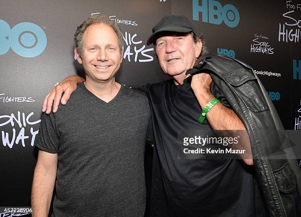 Producer Rob Burnett attends the premiere of Foo Fighters "Sonic Highways" at the Ed Sullivan Theater on October 14, 2014 in New York City.