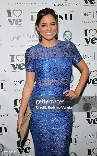 Pamela Silva Conde attends I Love Venezuelan Foundation Event Cantina La No. 20 at The Icon Brickell on October 14, 2014 in Miami, Florida.