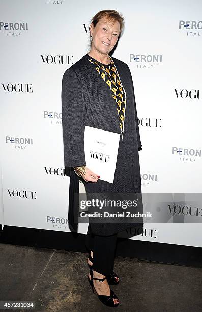 Special projects editor at Edizoni Conde Nast Grazia D' Annunzio attends The Visionary World of Vogue Italia Exhibition Opening Night presented by...