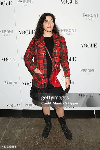 Nora Newhouse attends the Vogue Italia Opening Night Exhibition at Industria Studios on October 14, 2014 in New York City.