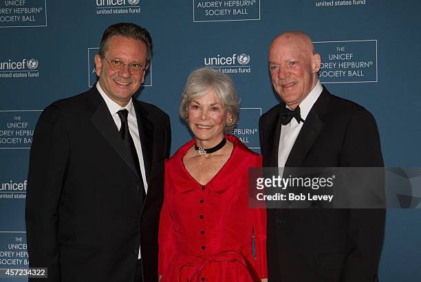 Sean Hepburn Ferrer, Janice McNair and Robert McNair attendThe 2nd Annual UNICEF Audrey Hepburn Society Ball Presented to Robert & Janice McNair at...