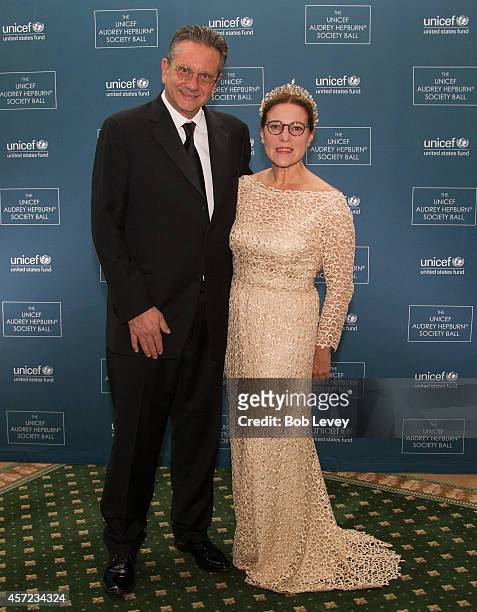 Sean Hepburn Ferrer and Karen Hofer attend The 2nd Annual UNICEF Audrey Hepburn Society Ball Presented to Robert & Janice McNair at the at Wortham...