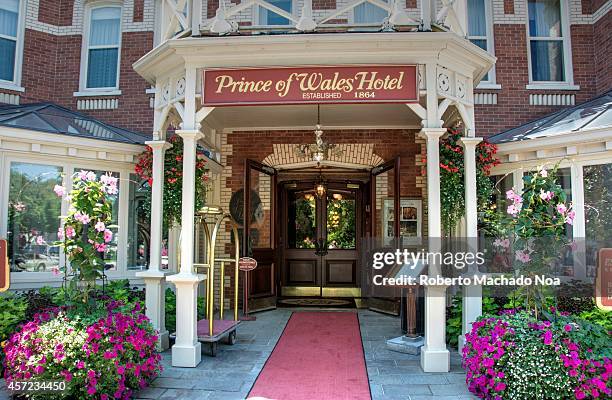 Entrance to the Prince of Wales Hotel this treasured landmark hotel is an oasis of Victorian elegance filled with 21st century comforts.