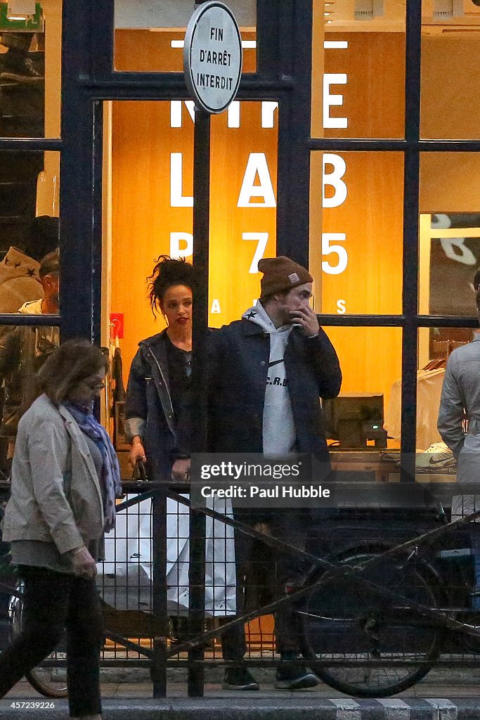 Robert Pattinson And  FKA Twigs Sighting in Paris'
