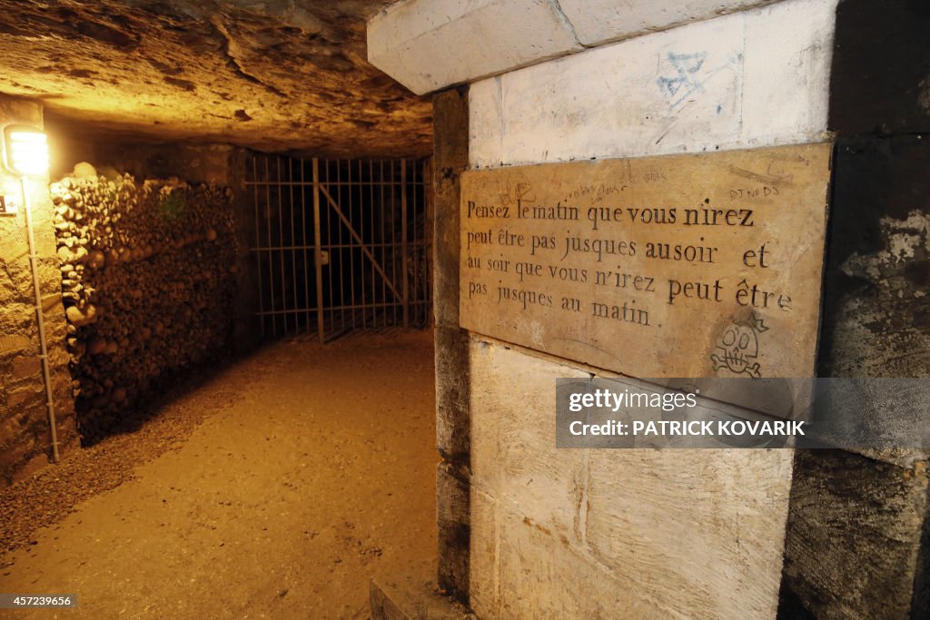 FRANCE-HERITAGE-CATACOMBS