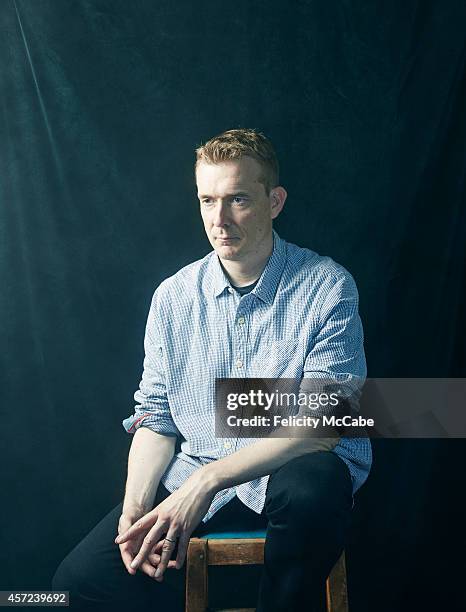 Writer David Mitchell is photographed on September 9, 2014 in London, England.