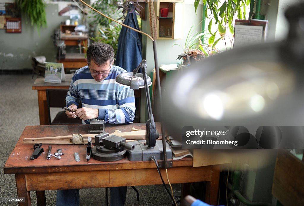 Firearm Manufacturing At A Zastava Oruzje AD Arms Plant