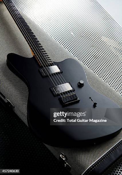 Fender Jim Root Jazzmaster electric guitar, taken on March 6, 2014.