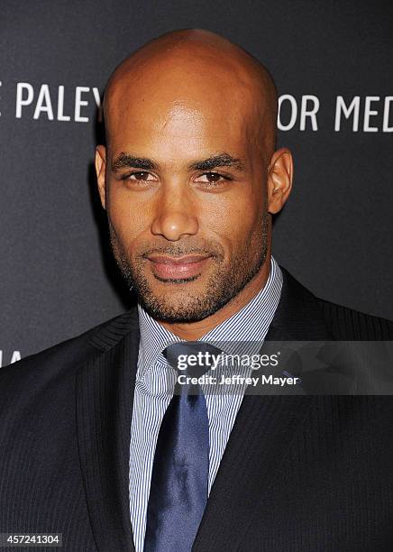 Actor Boris Kodjoe arrives at The Paley Center For Media Presents An Evening With "Real Husbands Of Hollywood" on October 14, 2014 in Beverly Hills,...