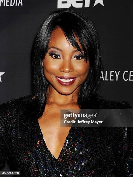 Actress Erica Ash arrives at The Paley Center For Media Presents An Evening With "Real Husbands Of Hollywood" on October 14, 2014 in Beverly Hills,...