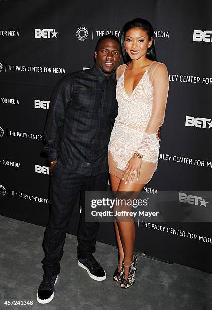 Actor/Co-Creator/Executive producer Kevin Hart and Eniko Parrish arrive at The Paley Center For Media Presents An Evening With "Real Husbands Of...