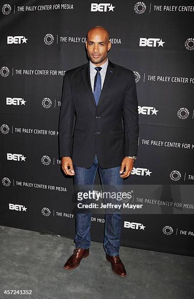 Actor Boris Kodjoe arrives at The Paley Center For Media Presents An Evening With "Real Husbands Of Hollywood" on October 14, 2014 in Beverly Hills,...