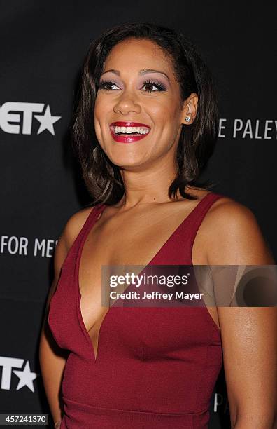 Actress Cynthia Kaye Williams arrives at The Paley Center For Media Presents An Evening With "Real Husbands Of Hollywood" on October 14, 2014 in...