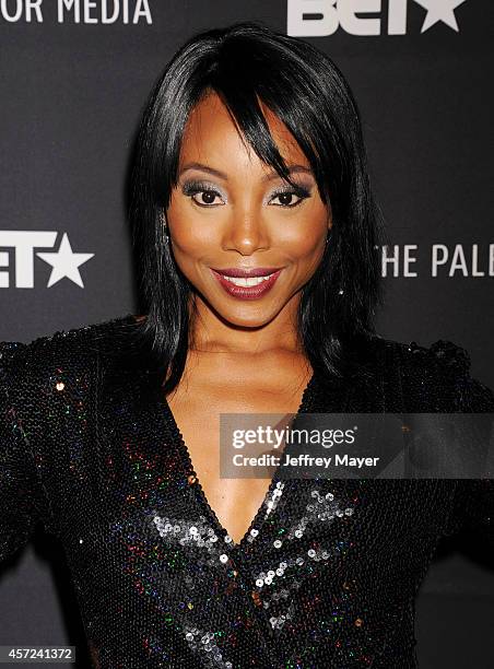 Actress Erica Ash arrives at The Paley Center For Media Presents An Evening With "Real Husbands Of Hollywood" on October 14, 2014 in Beverly Hills,...