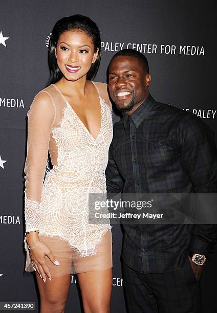Actor/Co-Creator/Executive producer Kevin Hart and Eniko Parrish arrive at The Paley Center For Media Presents An Evening With "Real Husbands Of...