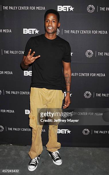 Actor Jackie Long arrives at The Paley Center For Media Presents An Evening With "Real Husbands Of Hollywood" on October 14, 2014 in Beverly Hills,...