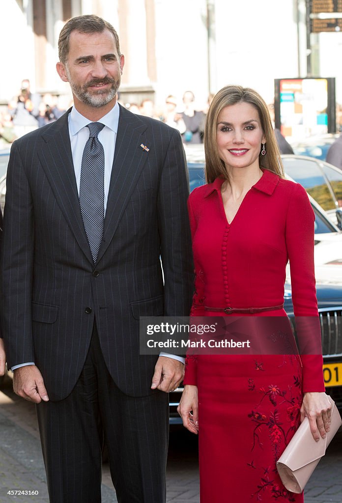 King Felipe And Queen Letizia Of Spain Visit The Netherlands