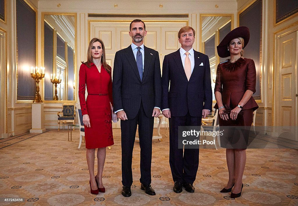 King Felipe And Queen Letizia Of Spain Visit The Netherlands