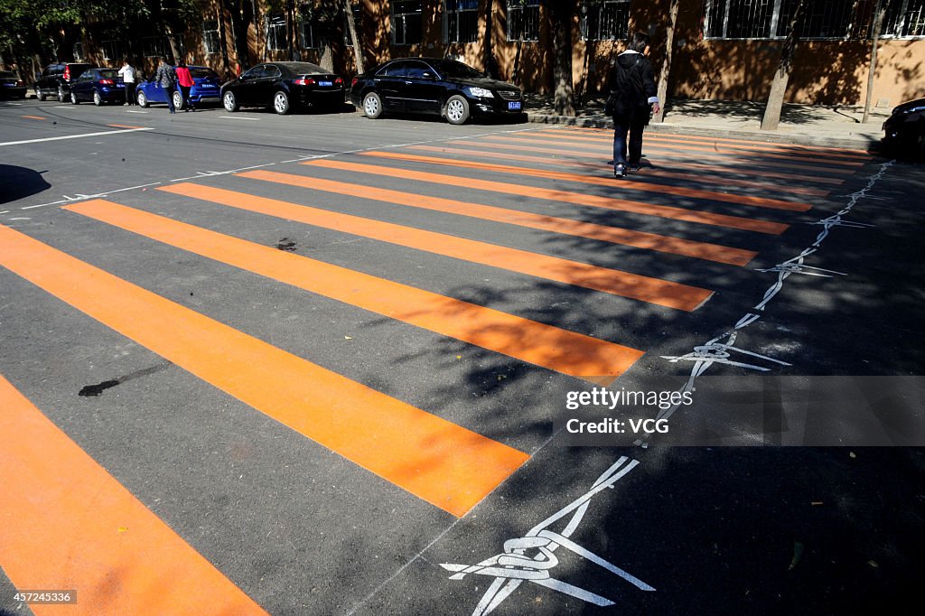 Zebra Crossing Shows Its Funny In Shenyang