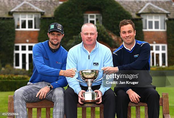 Yorkshire representatives, Alex Belt of Bridlington Links Golf and Leisure Centre, Adrian Ambler of Low Laithes Golf Club and Gareth Davies of...