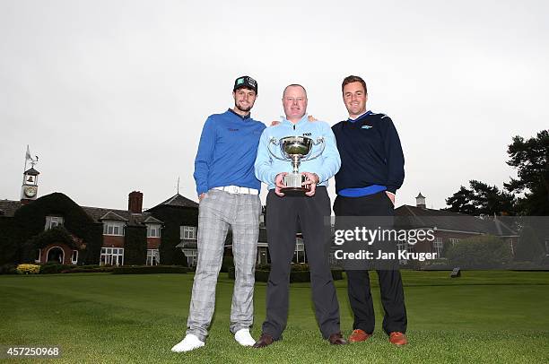 Yorkshire representatives, Alex Belt of Bridlington Links Golf and Leisure Centre, Adrian Ambler of Low Laithes Golf Club and Gareth Davies of...