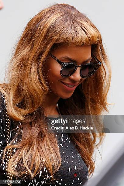 Beyonce Knowles seen leaving a gallery on October 15, 2014 in London, England. Photo by Alex Huckle/GC Images)