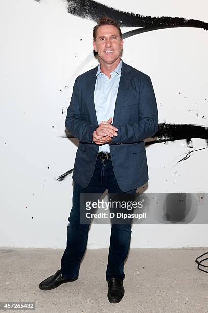 Author Nicholas Sparks attends AOL's BUILD Series Presents: Nicholas Sparks at AOL Studios In New York on October 15, 2014 in New York City.