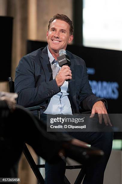 Author Nicholas Sparks attends AOL's BUILD Series Presents: Nicholas Sparks at AOL Studios In New York on October 15, 2014 in New York City.