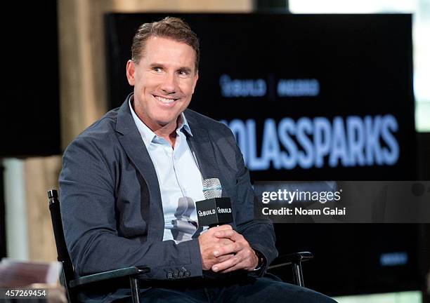 Author Nicholas Sparks attends AOL's BUILD Series Presents: Nicholas Sparks at AOL Studios In New York on October 15, 2014 in New York City.